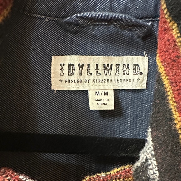 Idyllwind Aztec Pattern Utility Jacket with Fringe - Picture 3 of 3